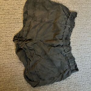 Aerie Charcoal Relaxed Shorts